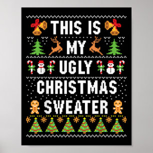 Poster C'Est Mon Doux Vilain Drôle Noël Courte