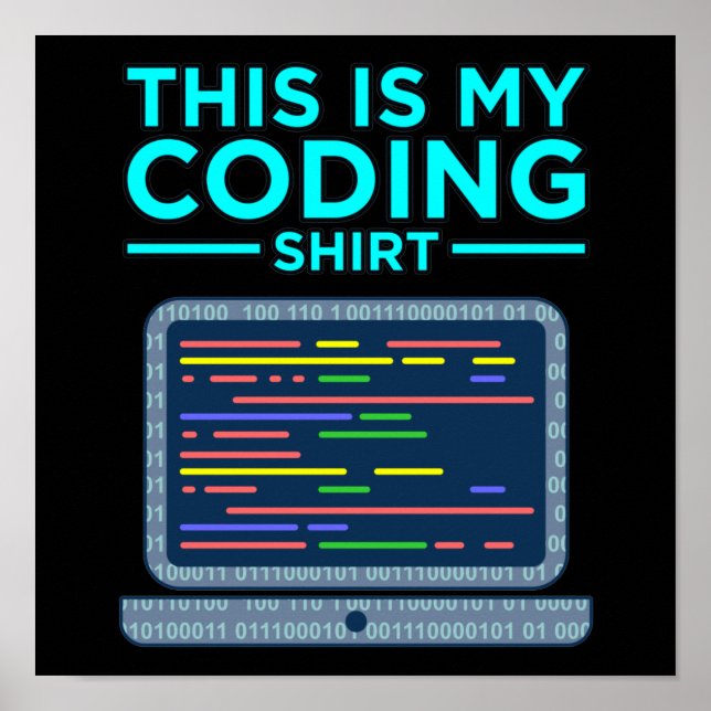 Poster C'Est Mon Programmeur De Programmation Informatiqu (Devant)