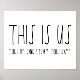 Poster C'Est Nous Notre Vie Notre Histoire Notre Maison I
