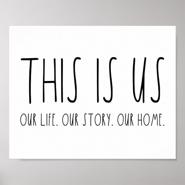 Poster C'Est Nous Notre Vie Notre Histoire Notre Maison I (Devant)