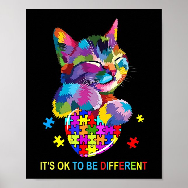 Poster C'est OK d'être différent amoureux de la Sensibili (Devant)