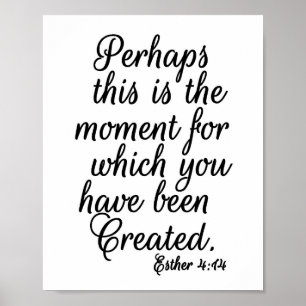 Poster C'est peut-être l'impression Moment Esther