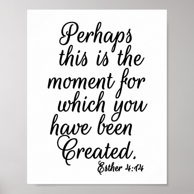 Poster C'est peut-être l'impression Moment Esther (Devant)