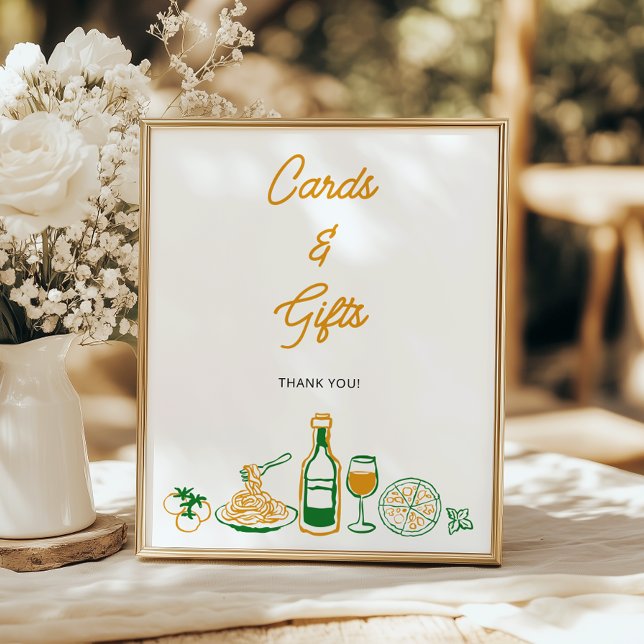 Poster C'est plus rustique cartes et cadeaux italiens (Créateur téléchargé)