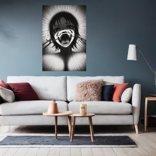 Poster C'est si drôle, personne qui rit Art AI