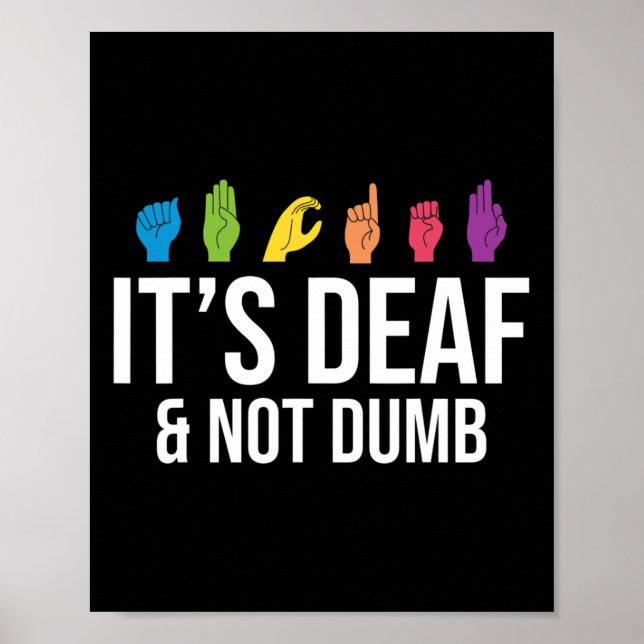 Poster C'est Sourds pas Dumb  (Devant)