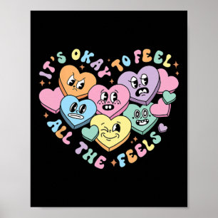 Poster C'est super c'est Okay de ressentir tous les senti