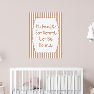 Poster C'est tellement bien d'être à la maison