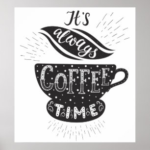 Poster C'est Toujours l'Heure du Café