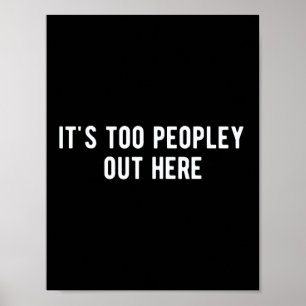 Poster c'est trop peuplé ici
