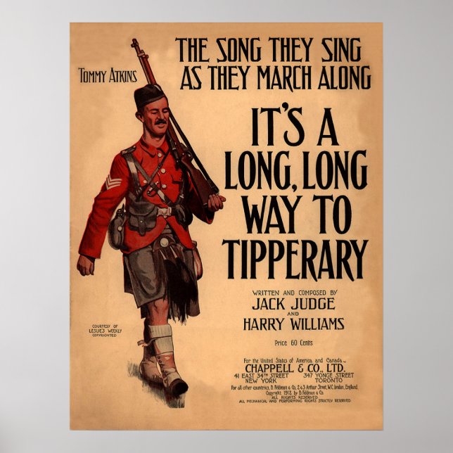 Poster C'est un long chemin vers le Tipperaire (Devant)