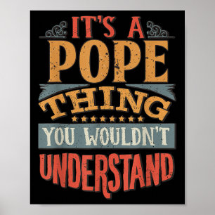Poster C'Est Un Pape Que Vous Ne Comprendriez Pas