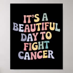 Poster C'est une belle journée pour combattre le cancer