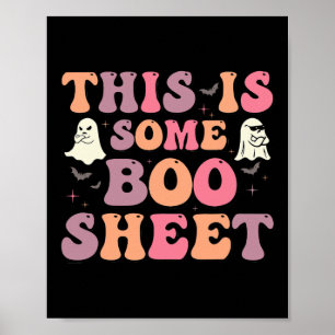 Poster C'Est Une Feuille De Boite Halloween Ghost Funny P