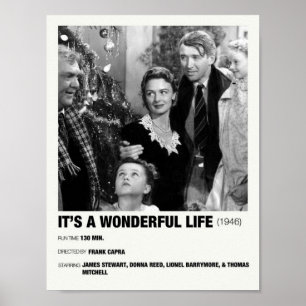 Poster C'est une vie merveilleuse 1946 Film alternatif