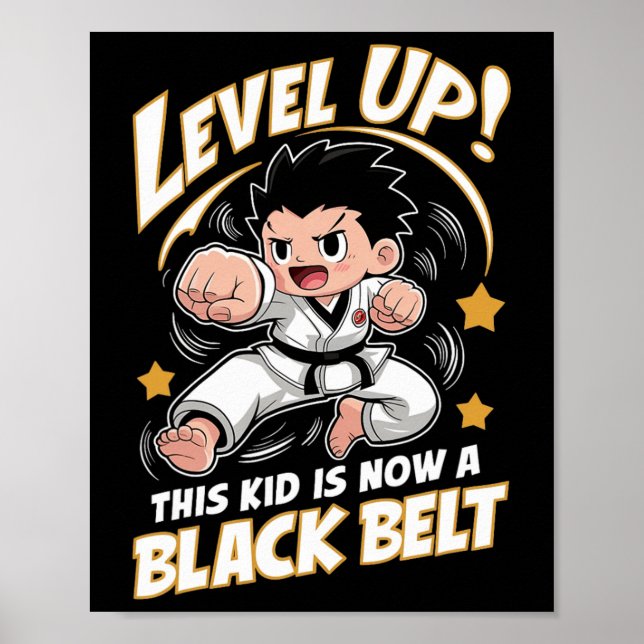 Poster Cet Enfant Est Aujourd'Hui Un Noir Karate Hapkido  (Devant)