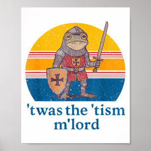 Poster C'était Le Tism M Lord Frog Knight - Sensibilisati