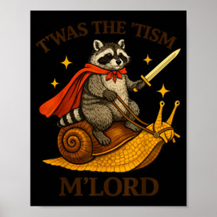Poster C'ÉTAIT Le Tism M Seigneur Drôle Héros Vintage Rat