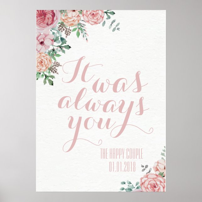 Poster C'Était Toujours Vous Mariage Vow Renouvellement S (Devant)