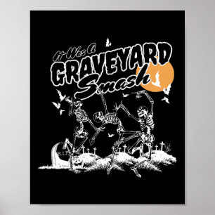 Poster C'Était Une Danse De Skeleton De L'Halloween Smash