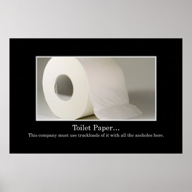 Poster Cette entreprise doit utiliser beaucoup de papier  (Devant)