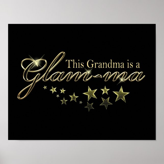 Poster Cette grand-mère est un glam-ma (Devant)