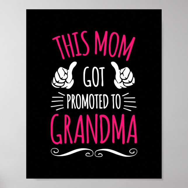 Poster Cette Maman A Été Promue À Grand-Mère (Devant)