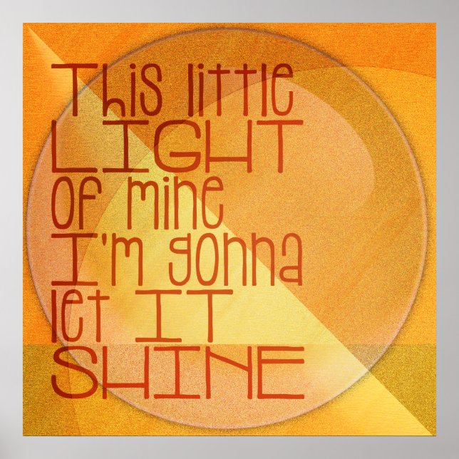 Poster Cette Petite Lumière De Mon Inspiration (Devant)