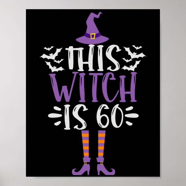 Poster Cette sorcière est 60ème Anniversaire Éffrayant d' (Devant)