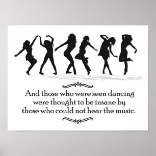 Poster Ceux qui voyaient danser pensaient être fous