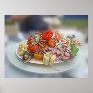 Poster Ceviche péruvien