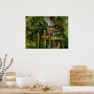 Poster Cezanne - Aqueduct et Lock,