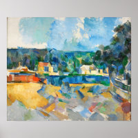 Cézanne - Au Bord D'Une Rivière