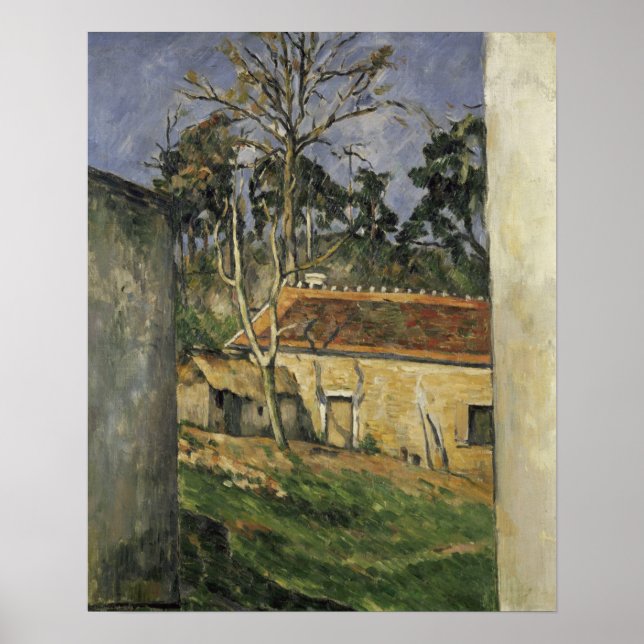 Poster Cézanne - Basse-cour (Devant)