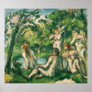 Poster Cézanne - Bathers