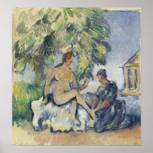 Poster Cézanne - Bethsabée, 1885 (Devant)