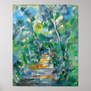 Poster Cézanne - Chemin Forestier Du Mas Jolie Au Château