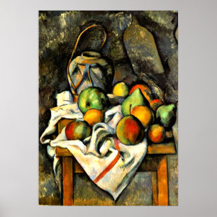 Poster Cezanne - Ginger Jar et Fruit