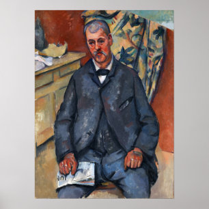 Poster Cézanne - Homme assis