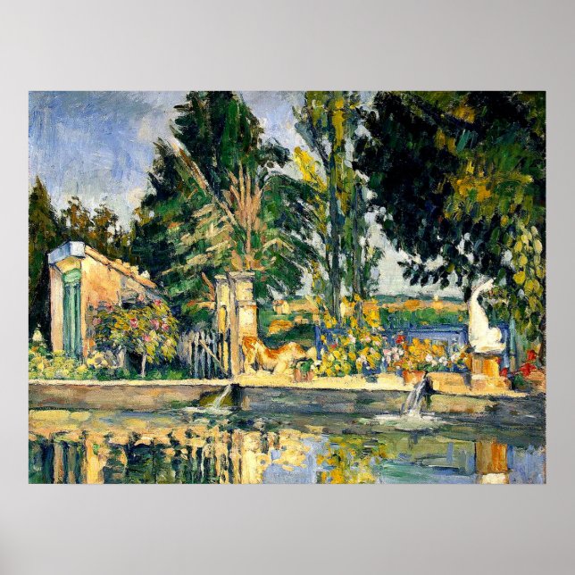 Poster Cezanne - Jas de Bouffan, (Devant)