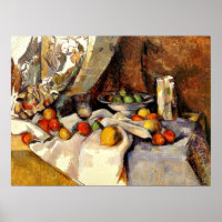 Cezanne - La vie morte, la poste, la bouteille, la