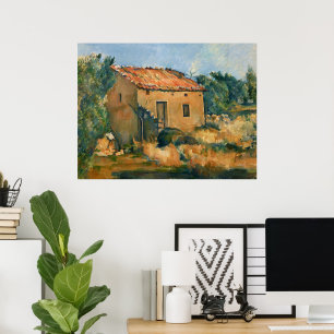 Poster Cezanne - Maison abandonnée
