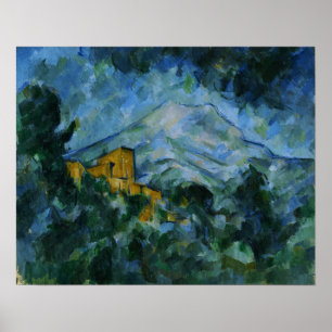 Poster Cézanne - Mont Sainte-Victoire Et Château Noir