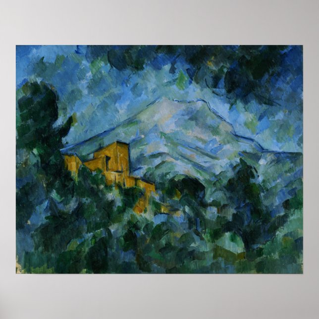 Poster Cézanne - Mont Sainte-Victoire Et Château Noir (Devant)