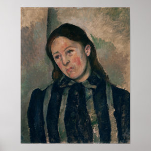 Poster Cézanne - Portrait De Madame Cézanne