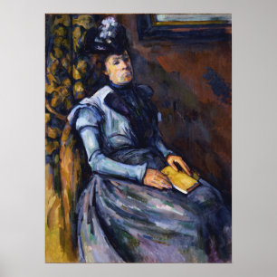 Poster Cézanne - Seated Woman In Blue