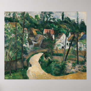 Poster Cézanne - Tournant de route