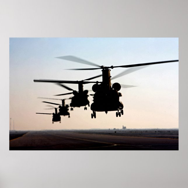 Poster CH-47 Chinooks (Devant)