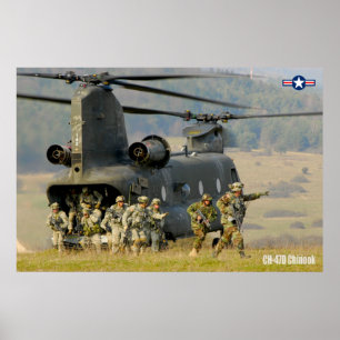 POSTER CH-47D CHINOOK