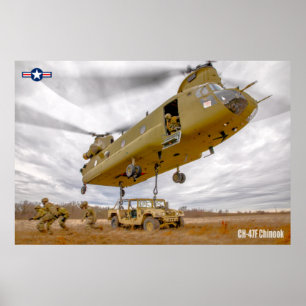 POSTER CH-47F CHINOOK